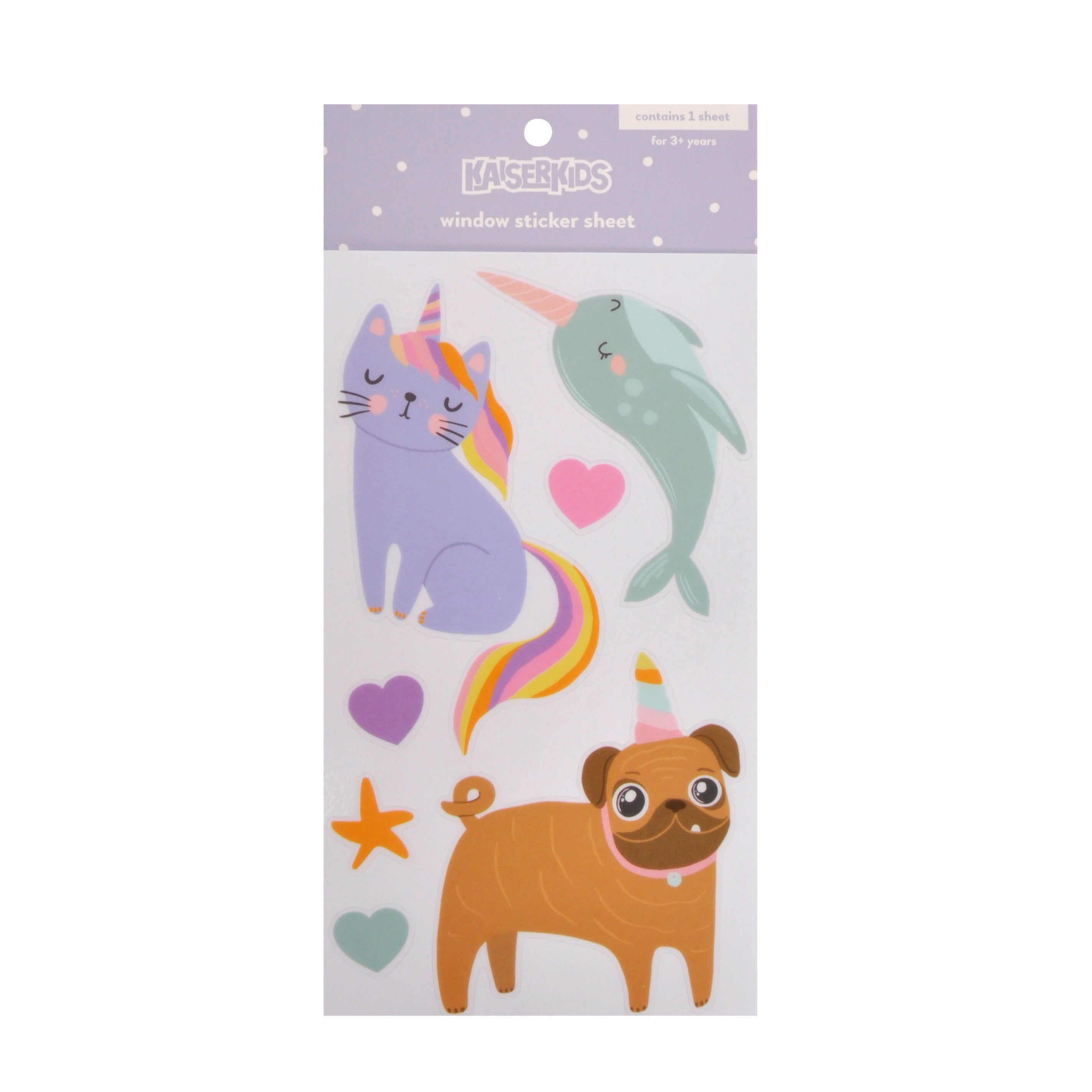 Kaiser Creative Club - Kids Sticker Sheet Window - MYSTICAL